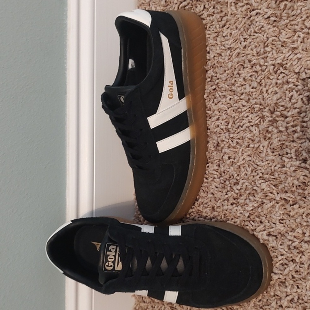 Gola Black Suede Sneakers